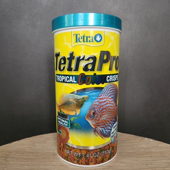 Tetra Pro TetraPro Tropical Color Crisps Fish Food Flakes Large 7.41 oz Sealed - Picture 1 of 11